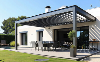 Pergolas bioclimatiques en Anjou : réglementation et démarches administratives