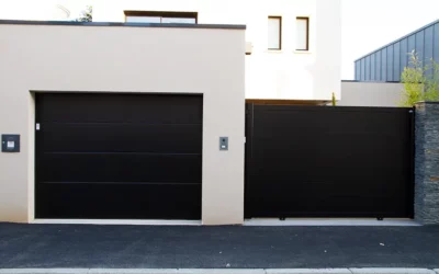 Porte de garage sectionnelle latérale : gain de place en Maine-et-Loire
