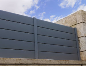 Panneaux occultants alu