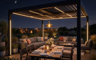 Éclairage LED pour pergola et terrasse : créer la bonne ambiance