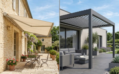 Stores banne ou pergola bioclimatique : que choisir pour votre terrasse ?