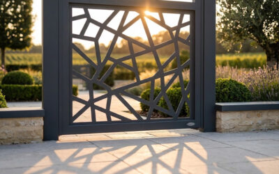Personnalisation de portail : motifs, découpe laser et options décoratives
